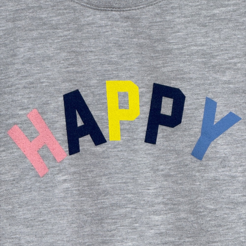 Independent Trading Company Happy Graphic‎ Crewneck Pullover Sweatshirt - Picture 3 of 5